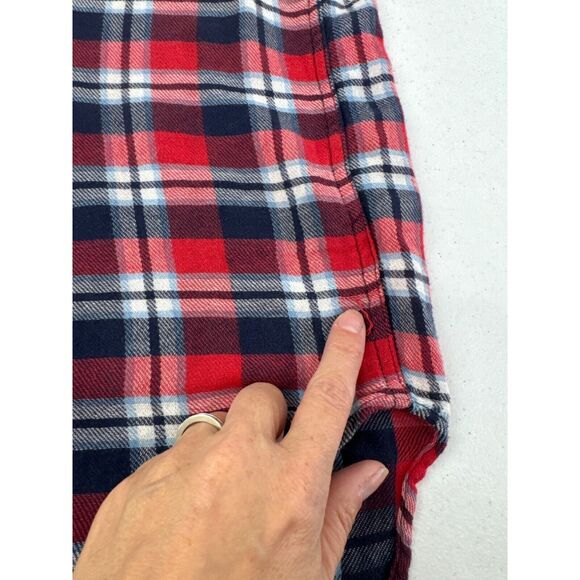 Denim and Supply Women Thin Flannel Boyfriend Button Down Plaid Fall Small - Picture 9 of 14